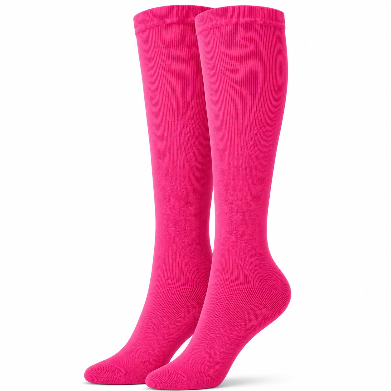 juDanzy Solid Knee High Socks for Sports or School Uniforms