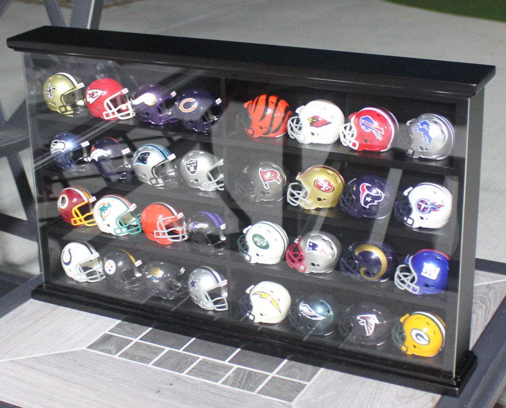 Mini Football Helmet Display Case (not Full Size) Better Display Cases