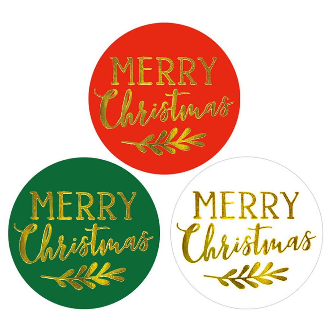 ホワイトクリスマス Merry Christmas シール 30枚 ホワイトクリスマス Merry Christmas シール 30枚
