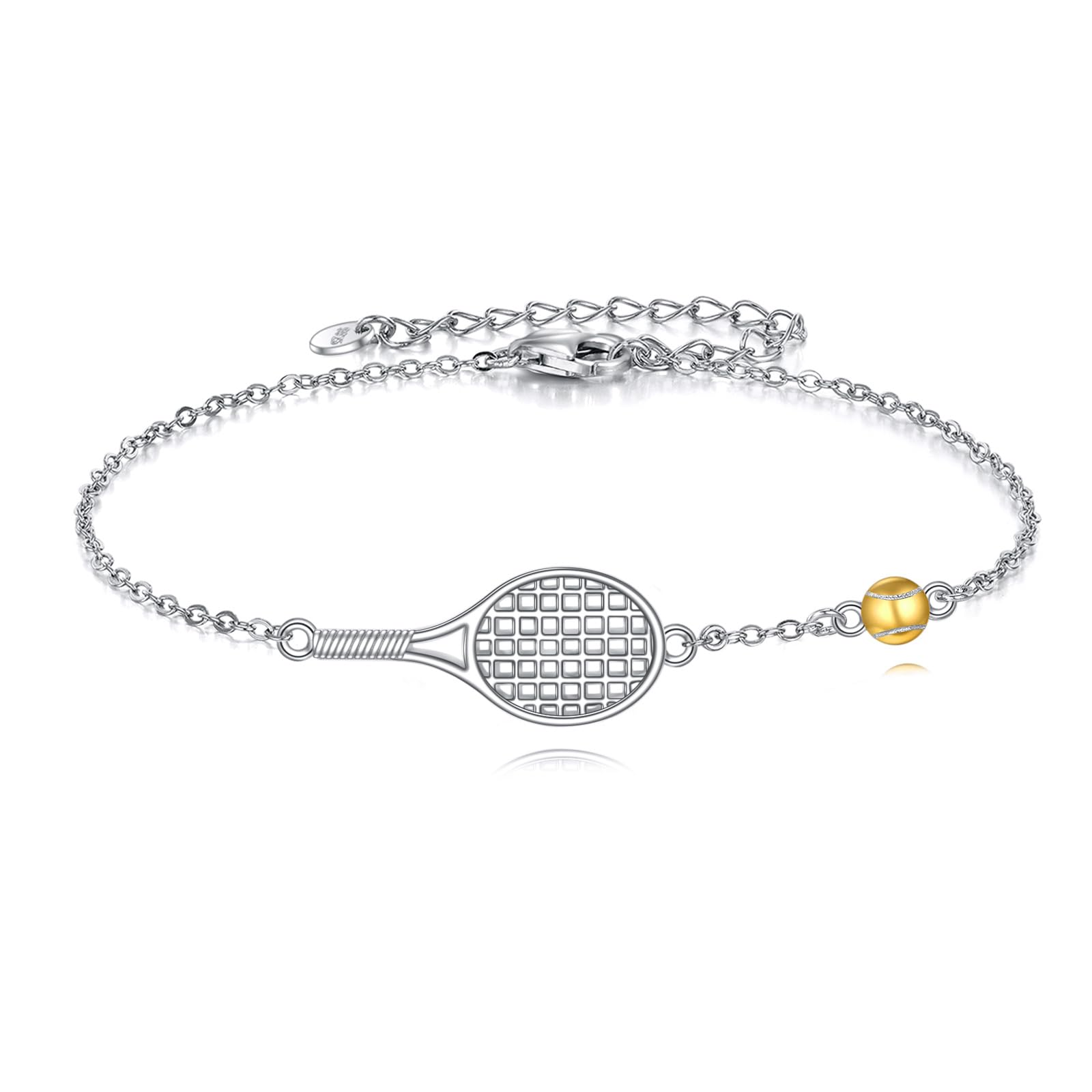 Bracciale da Uomo Donna in argento sterling 925 braccialetto catena 60