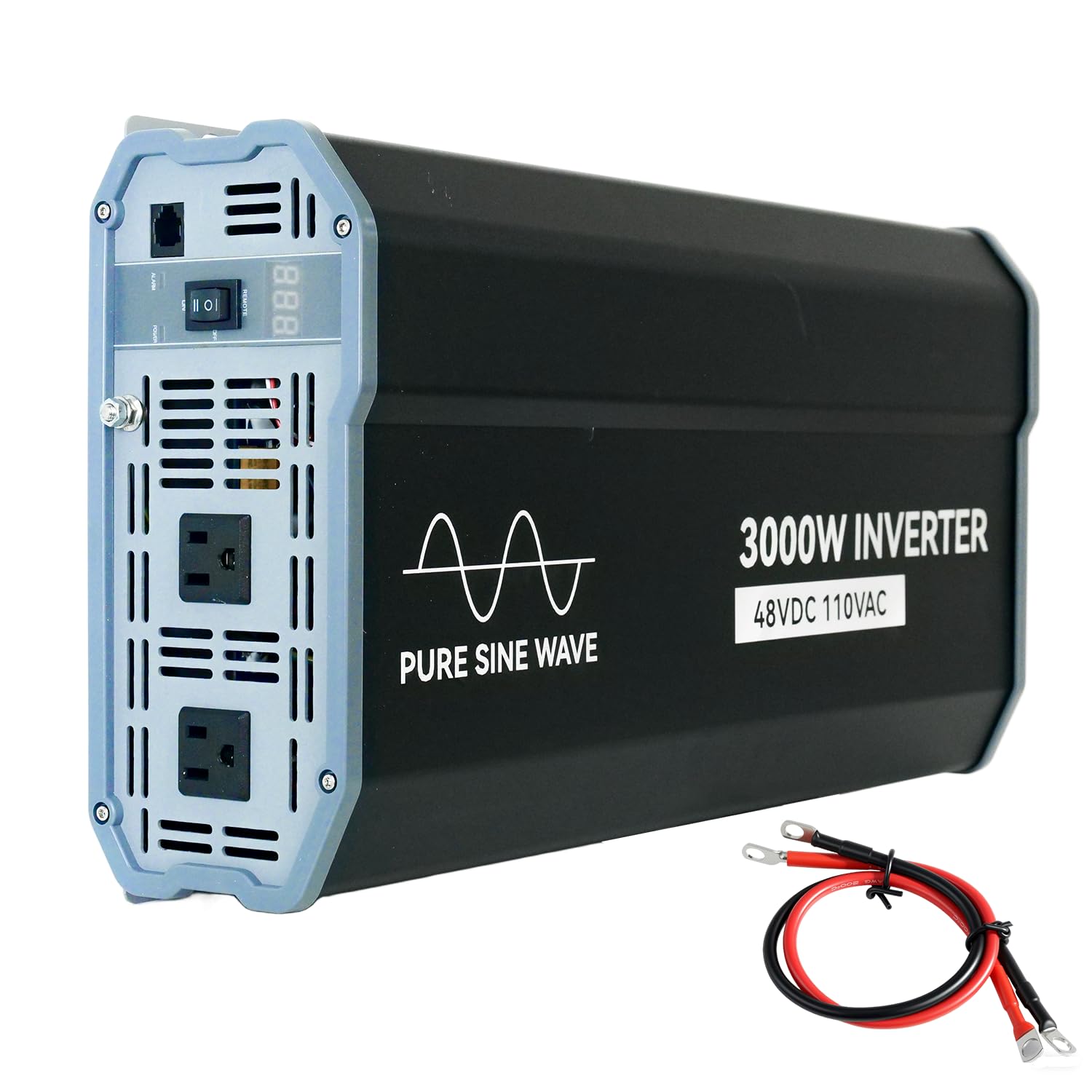 Amazon.co.jp: 3000W 純正正弦波インバーター 48V DC~110V AC