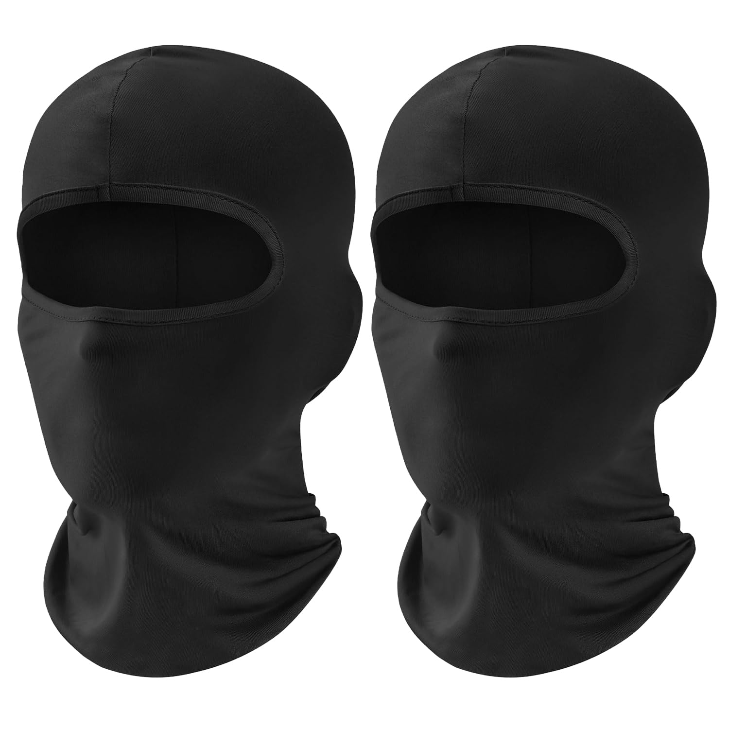 Vnidjgb Balck 2 Pcs Kids Balaclava, Windproof Warmer Balaclava For Children, Lightweight Warmer Neck Balaclavas Kids, Face And Neck Cover Helmet For Universal Cycling, Skiing, Black And Grey