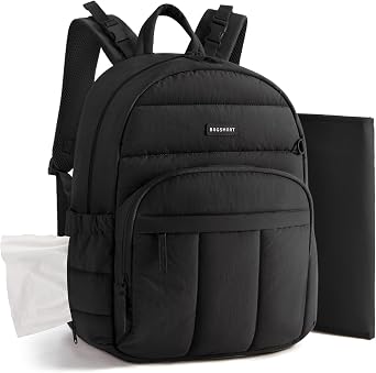 BAGSMART Baby Diaper Bag with Waterproof Pad, Lightweight