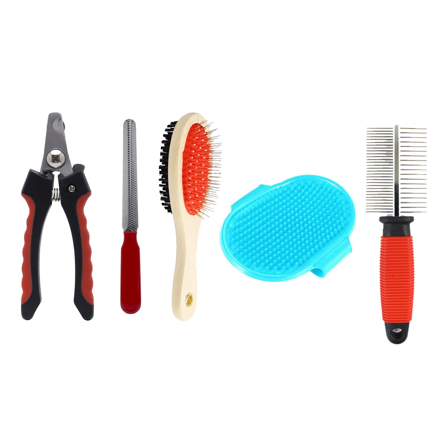 Emily Pets Grooming Kit Pet Comb Pet Grooming Bursh Pet Comb Double-Sided Pet Nail Clipper (Pack of 4) (B09M7FQLH6) Amazon Price History, Amazon Price Tracker