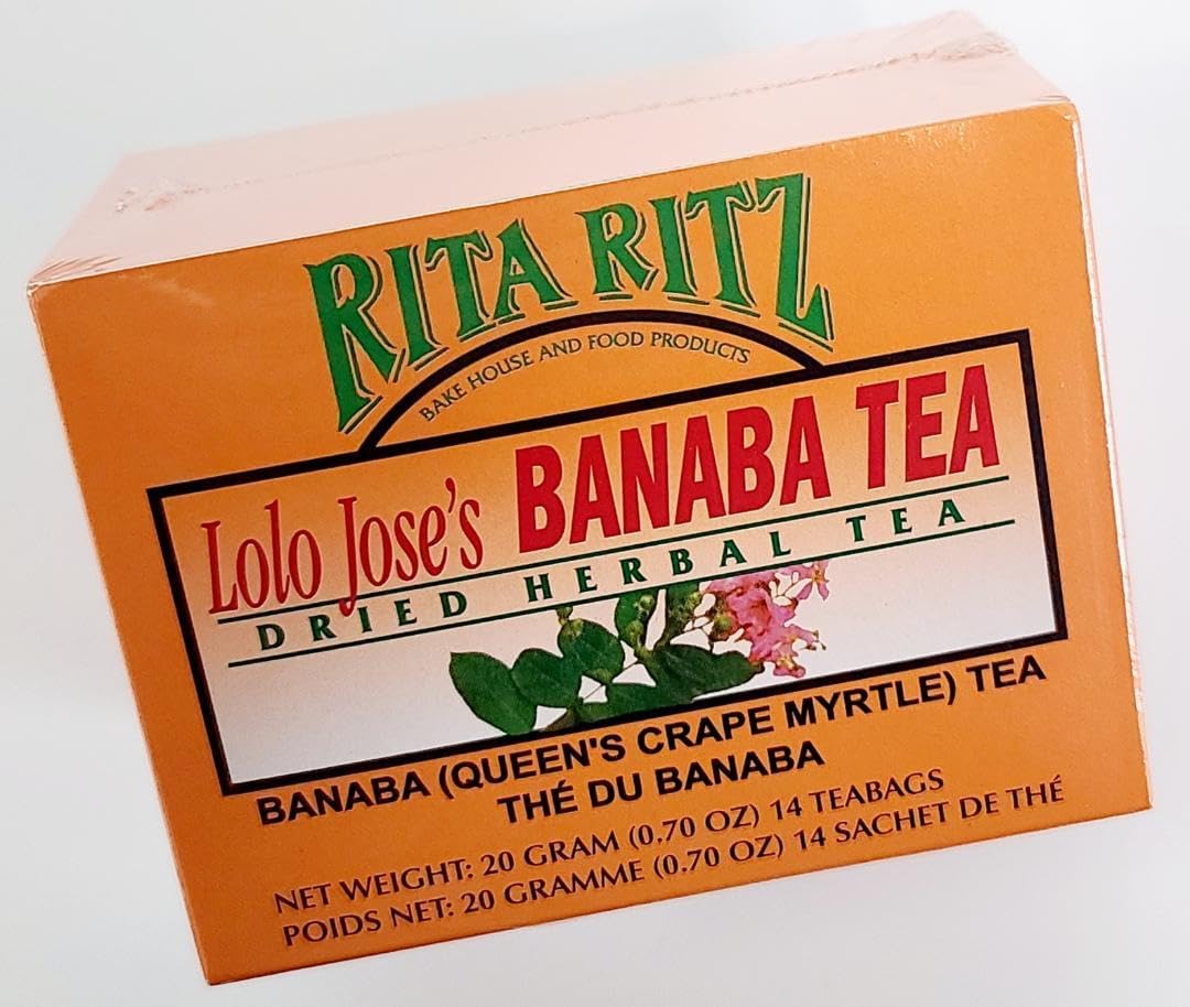 Rita Ritz Lolo Jose's Banaba Tea Herbal Tea 14 Tea Bags in One Pack