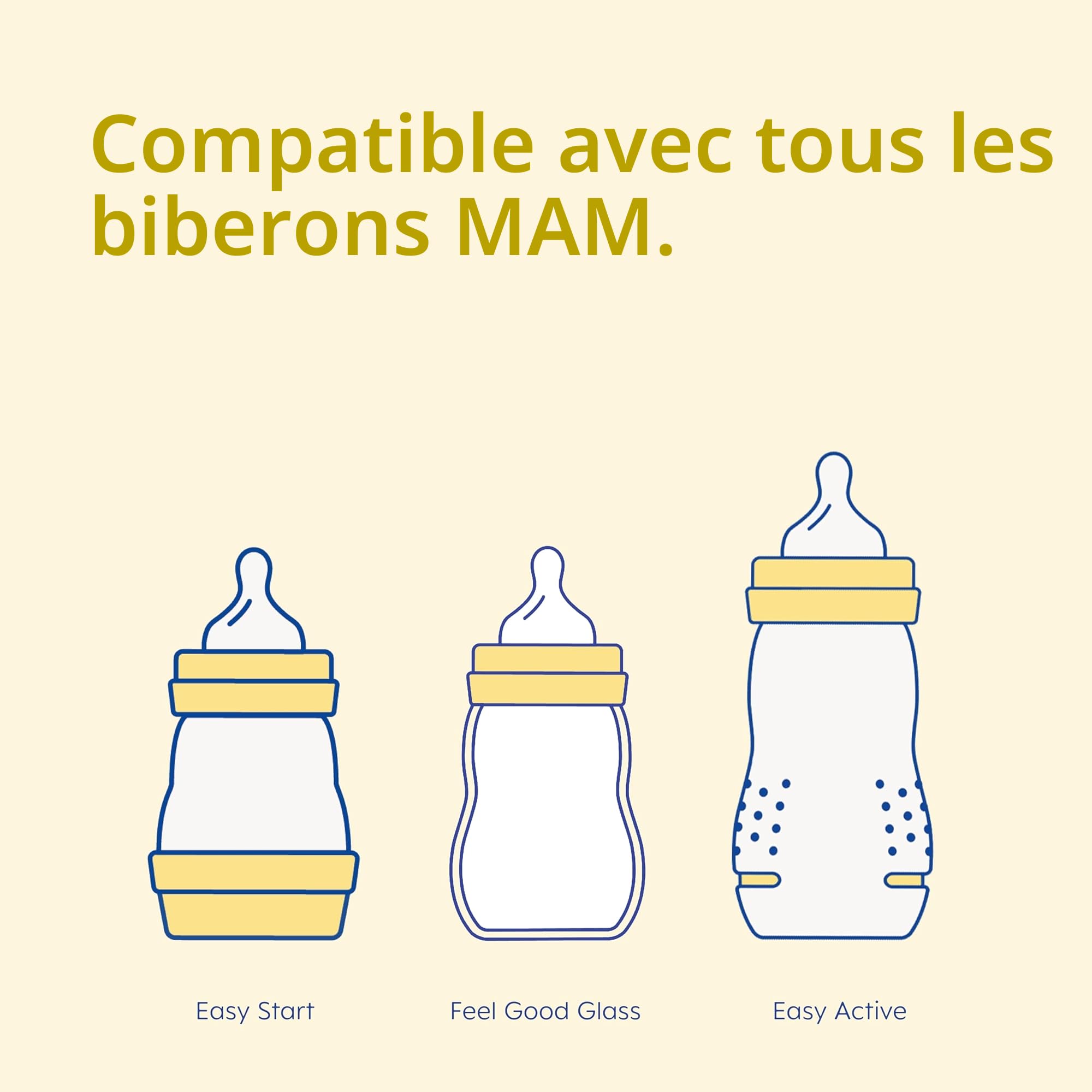 MAM Tétines Taille X | Lot de 4 | Conçues pour les liquides plus épais | Convient à partir de 6 mois et plus | S'adapte à tous les biberons MAM | Fabriquées avec du silicone SkinSoft | Accessoires