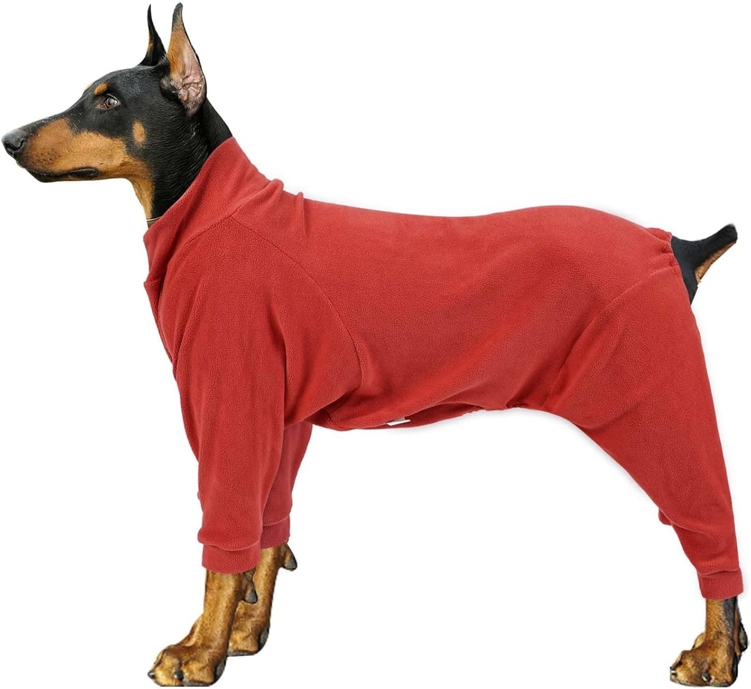 Winter Warm Dog Fleece Jumper with Legs, Dog Fleece Onesie Pullover