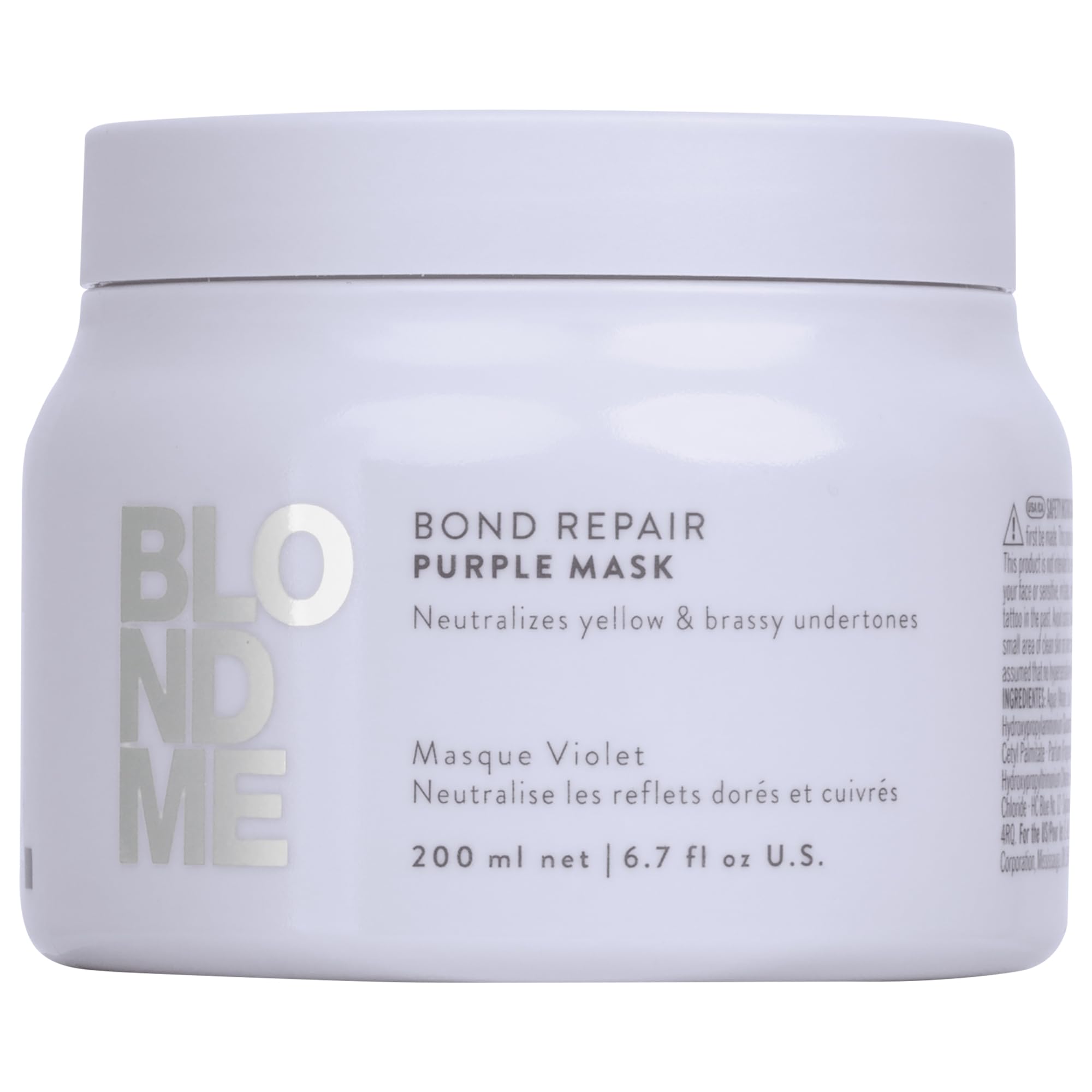 Photo 1 of ** CHECK COMMENTS**  BlondMe Bond Repair Purple Mask for Blonde Hair | Neutralizes Yellow & Brassy Tones | Maintain, Refresh, & Enrich | For Moisturized, Healthy-Looking Cool-Toned Blondes
