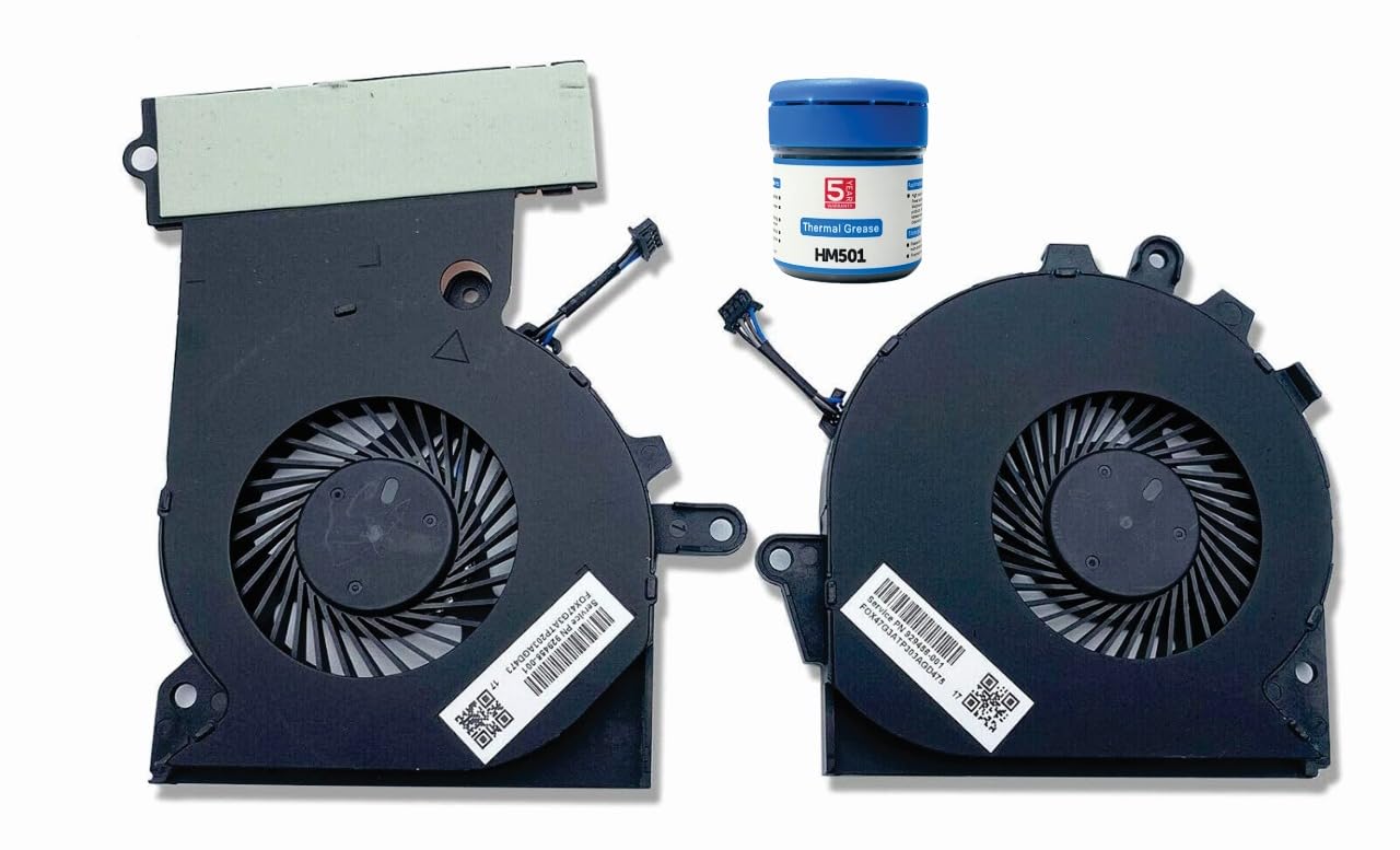 SpareWave High- Quality Replacement Internal CPU Cooling Fan for HP Omen 15CE 15 CE 15-CE0xx Laptop. Comes With Complimentary MH501 Thermal Greasen (Cooling paste).-picture-15