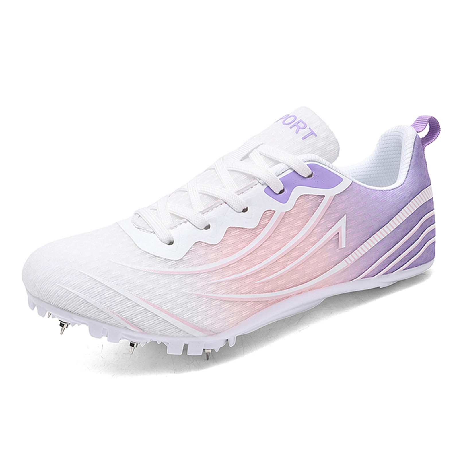 Chaussures À Pointes pour Femmes Baskets De Course pour Sprint Saut Athlétisme Athlétisme