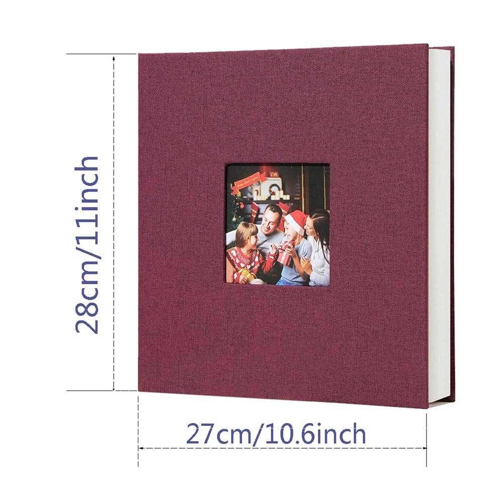 Grande album fotografico autoadesivo, 20 fogli/40 pagine, per fai da te, libreria, album per bambini, famiglia, anniversario, matrimonio, archiviazione foto (verde)