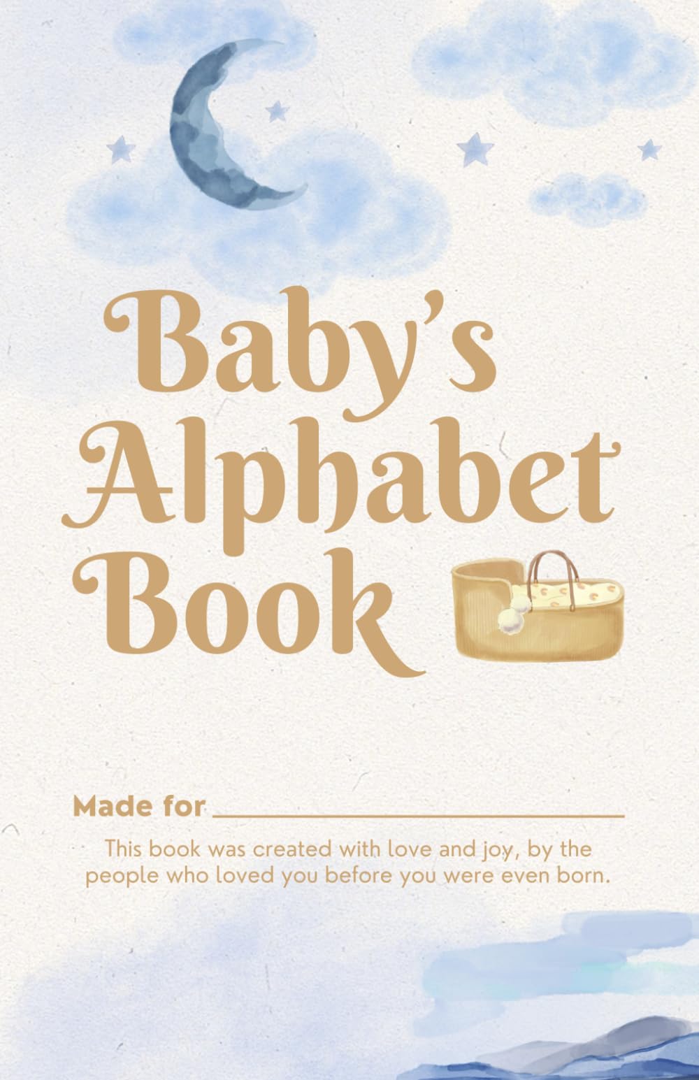 Baby's Alphabet Book: Draw your own pictures