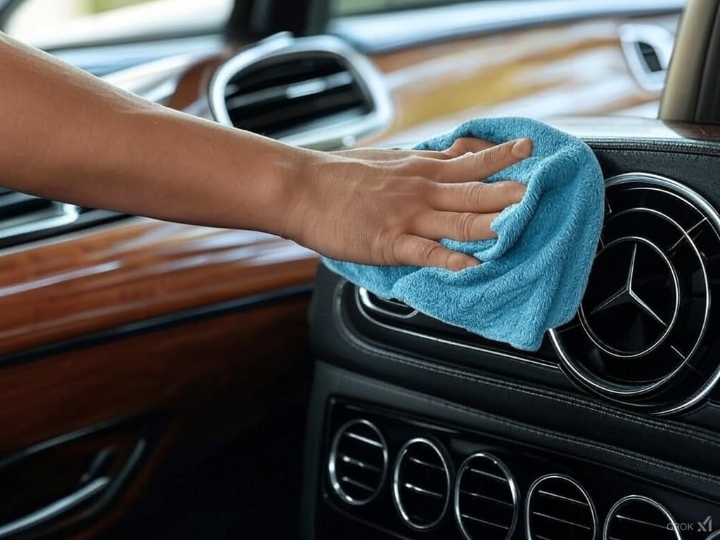 KIT DE LIMPIEZA PRIMAVERA FASEBA CLEAN – SET COMPLETO PARA COCHE, IDEAL PARA REGALO Y MANTENIMIENTO DEL VEHÍCULO, INTERIORES DE COCHE ANTI POLVO AROMA FRESCO Y DURADERO PARA EL INTERIOR