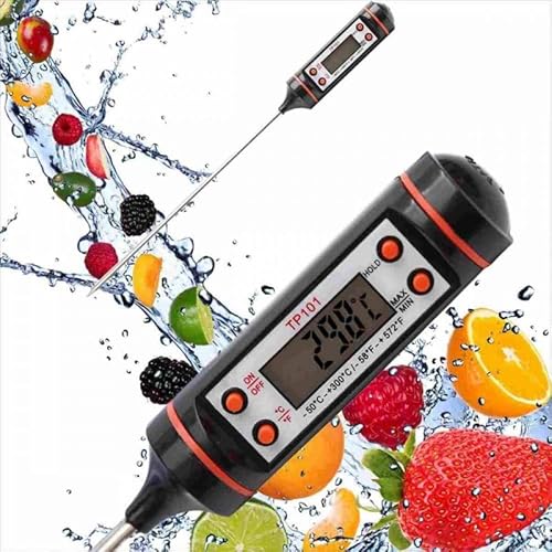 Termômetro Culinário Digital com Espeto Ideal para Alimentos e Cozinha