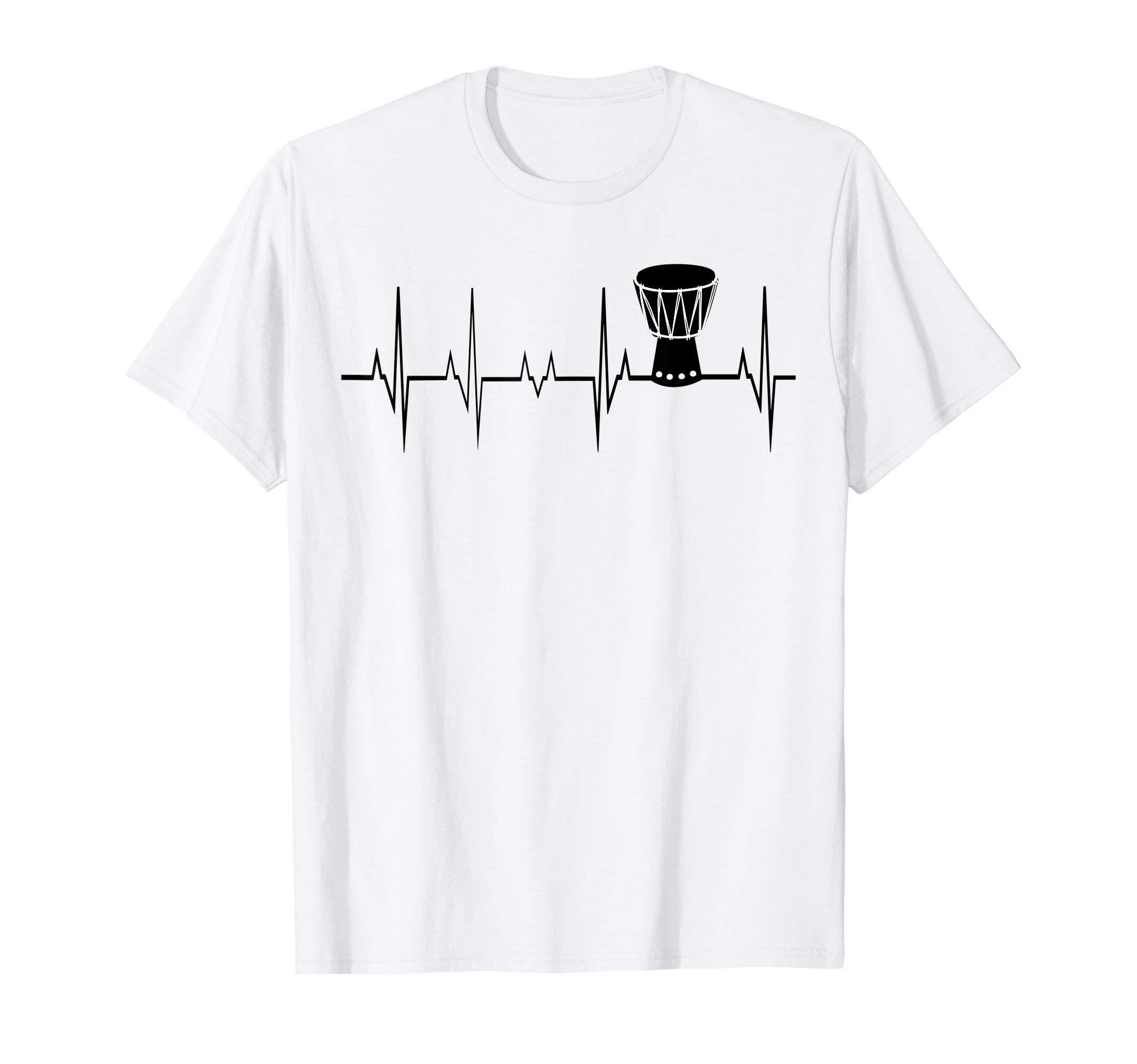 Heartbeat to Djembe TshirtFunny Drum Lover Gift T-Shirt