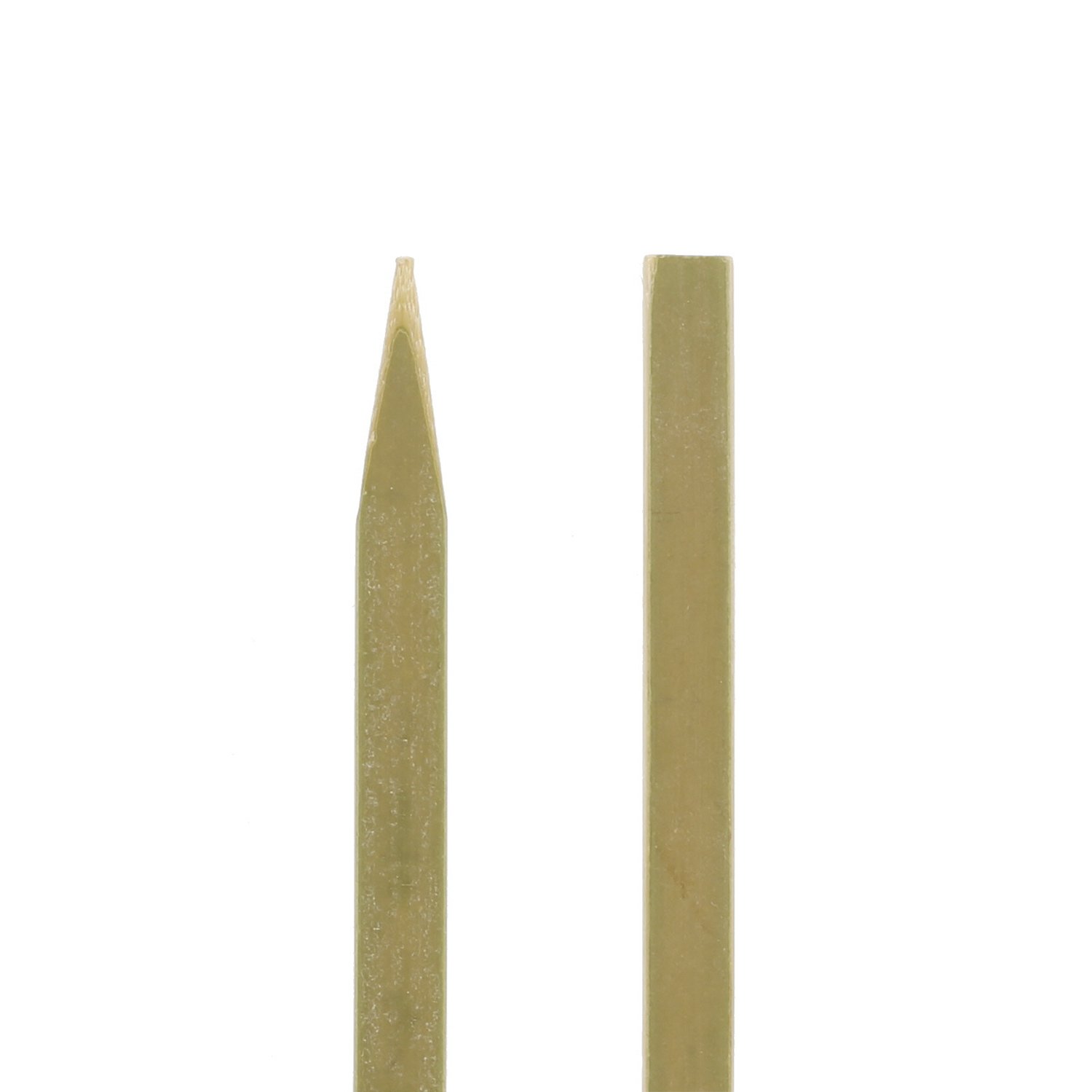 Royal Bamboo 10 Inch Flat Skewers for Grilling, Satay, and Skewered Vegetables, Case of 3000