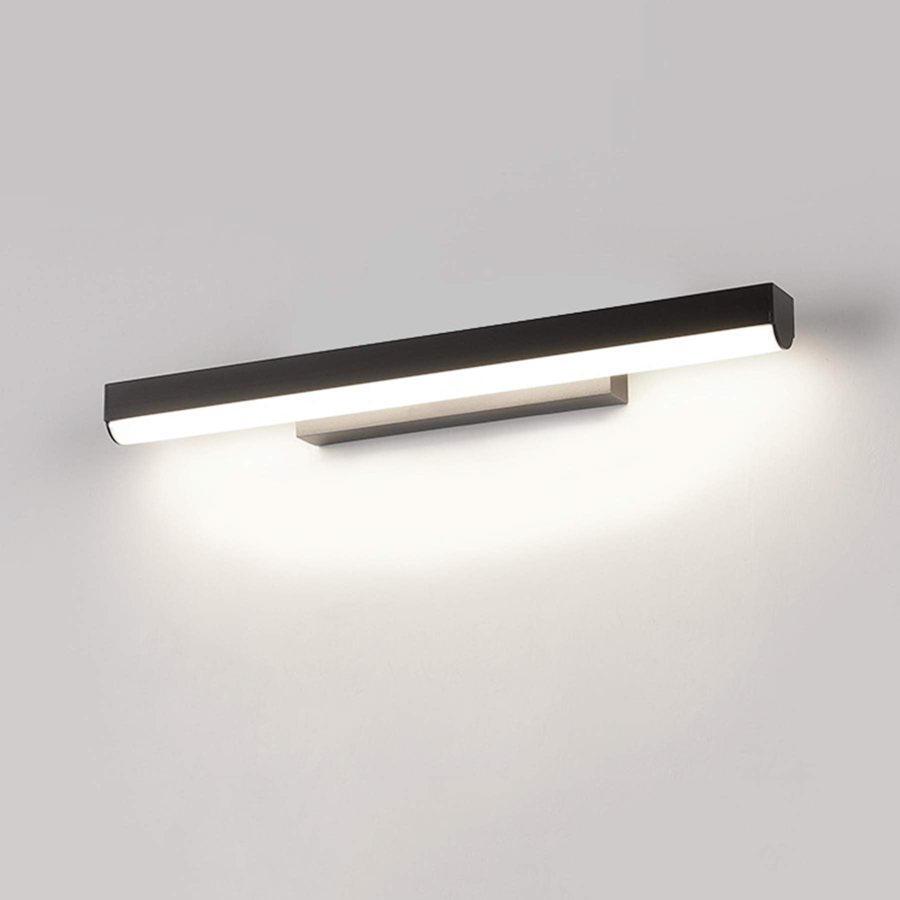 LED-Badezimmerspiegelleuchte, kein flackerndes Licht, nordischer Stil, Aluminium-Spiegel-Frontlampe für Bad, Spiegelschrank, Licht, Wandlaterne, wasserdicht