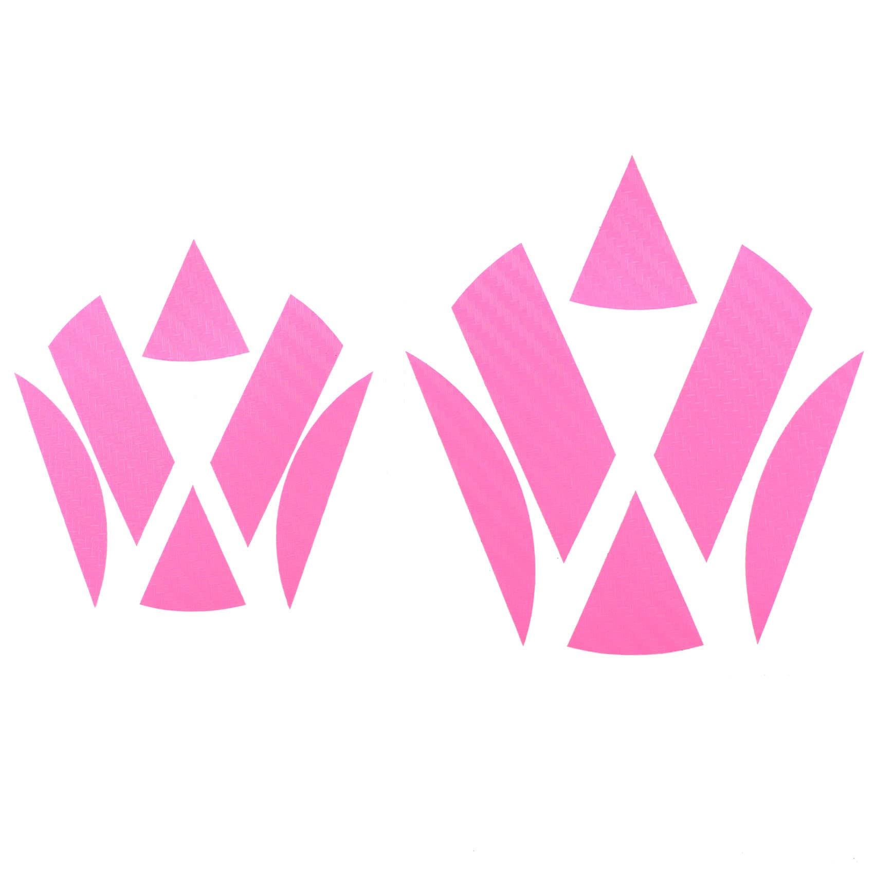 Finest Folia Pink Finest-Filters Emblem Corners Folia Carbon Front + Rear Vw Golf Vii Gti Gtd R Turbo Logo