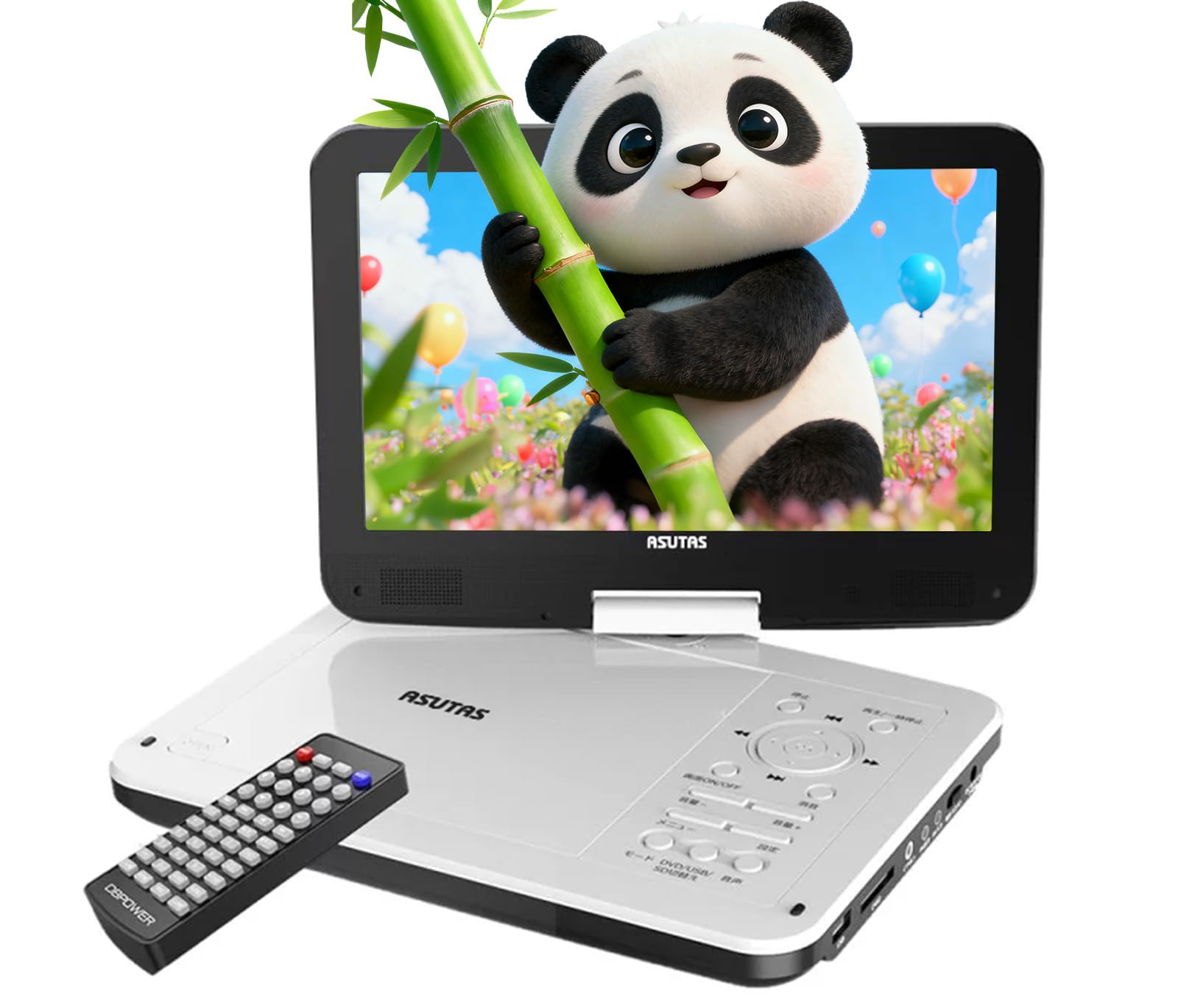Amazon.co.jp: 【新機種】ASUTAS ポータブルDVDプレーヤー 12.5型 DVD