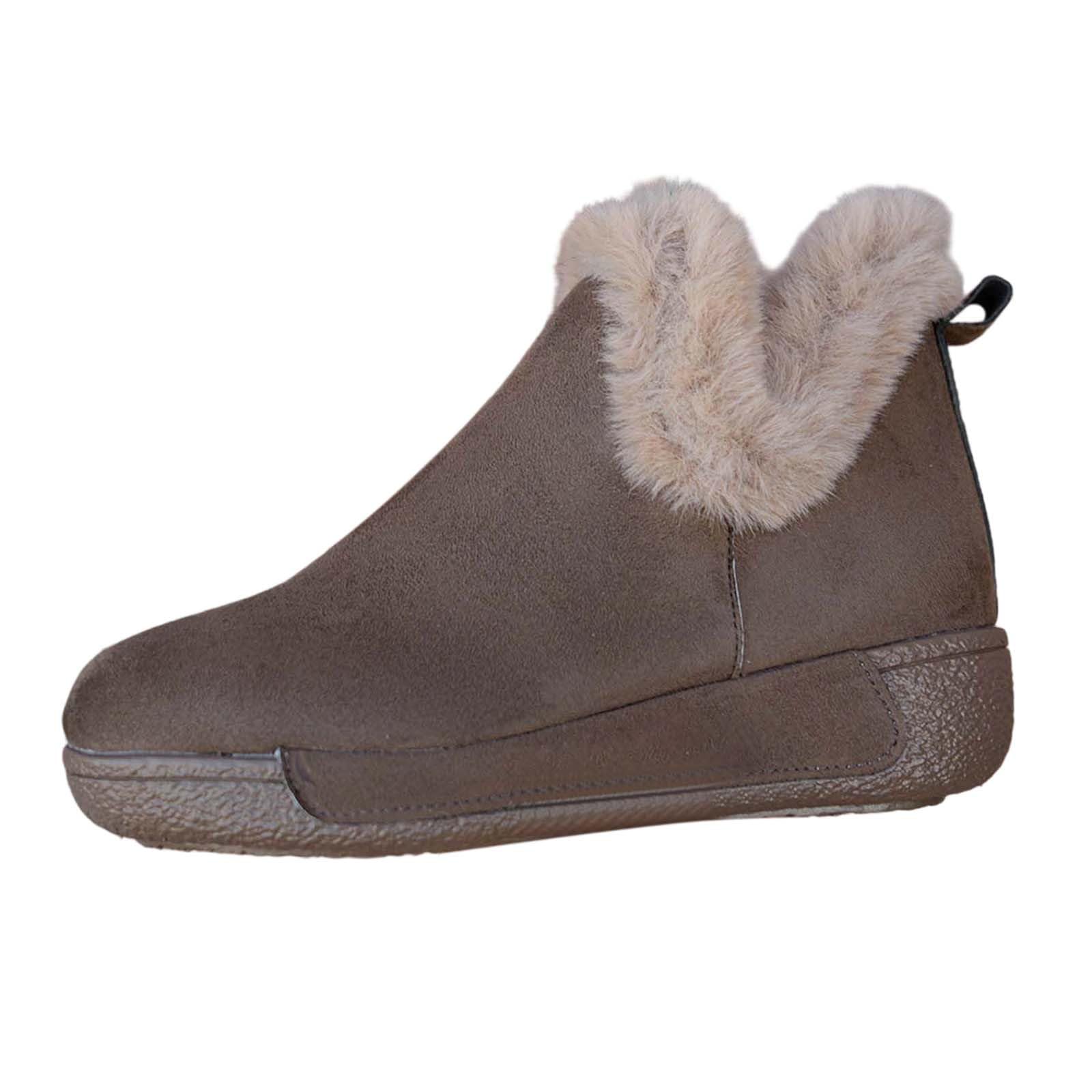 Generico Ciabatte Donna Invernali Pantofole Donna Invernali Ciabatta Invernale Tirolesi Peluche Calde Uomo Da Casa Babbucce Scarpe Con Pelo Pelose Memory Foam Chiuse Fluffy Ragazza 43 Antiscivolo