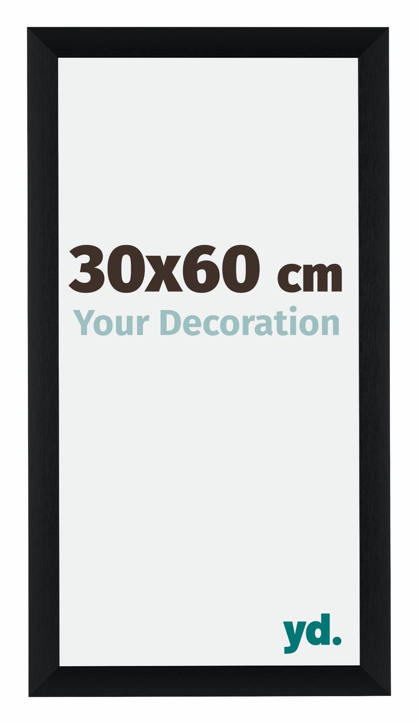 yd. Your Decoration - Cadre 30x60 cm - Noir Brosse - Cadres Photos en Aluminium Avec acrylique - Anti-​Reflet - Cadre 30x60 - Tucson