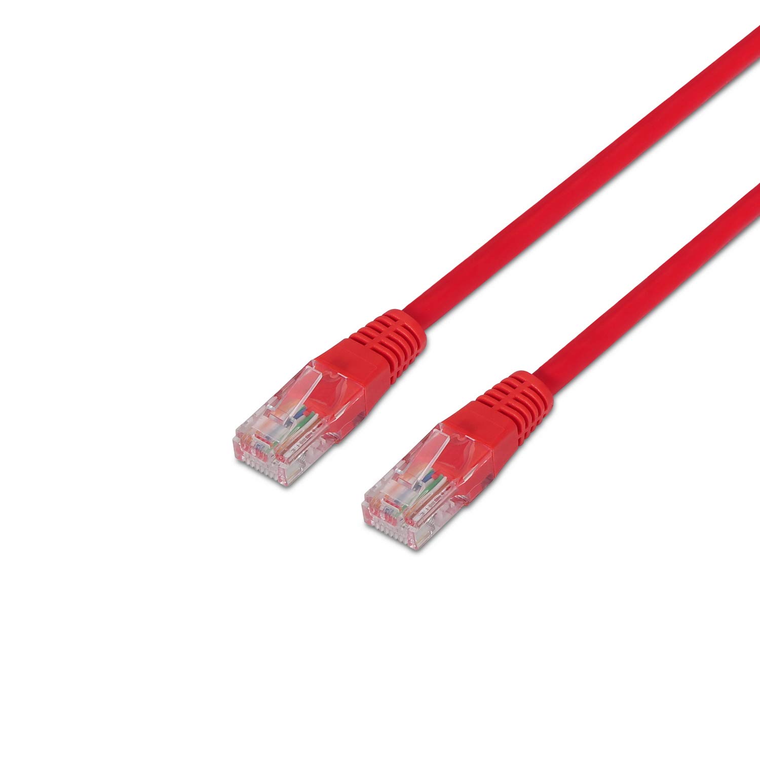 Aisens Cable de Red RJ45 UTP AWG24 Cat.5e 2m Rojo