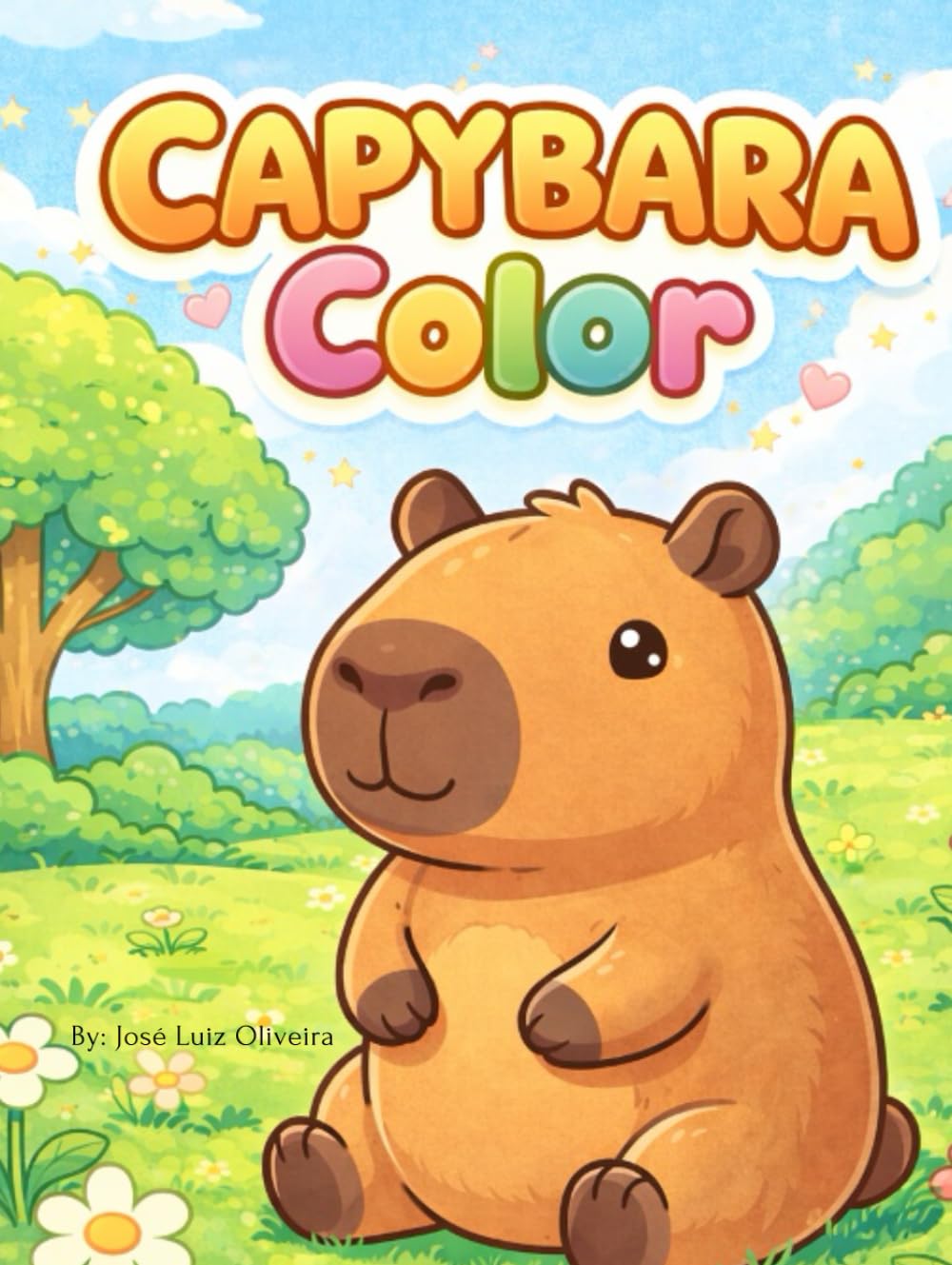 Capybara Color: Coloring Book