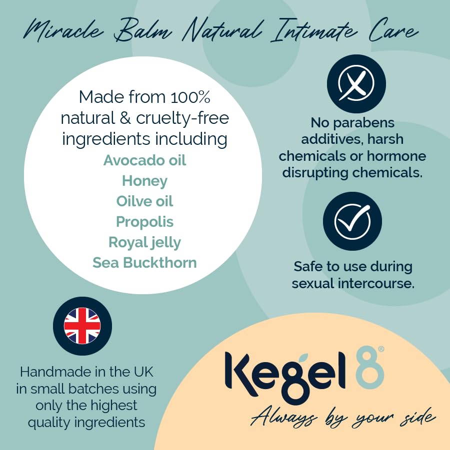 Kegel8 Miracle Balm Natural Intimate Care, 50 ml, 50 ml (Pack of 1) - Image 4