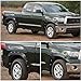 LEDKINGDOMUS Fender Flares Kit Compatible with 2007-2013 Toyota Tundra, Front Rear Wheels UV Protected Dura-Flex Material Smooth Black Finish Pocket Rivet Style