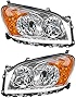 Front Headlight Headlamp Light Lamp Pair Set w/ Signal for 09-12 Toyota Rav4