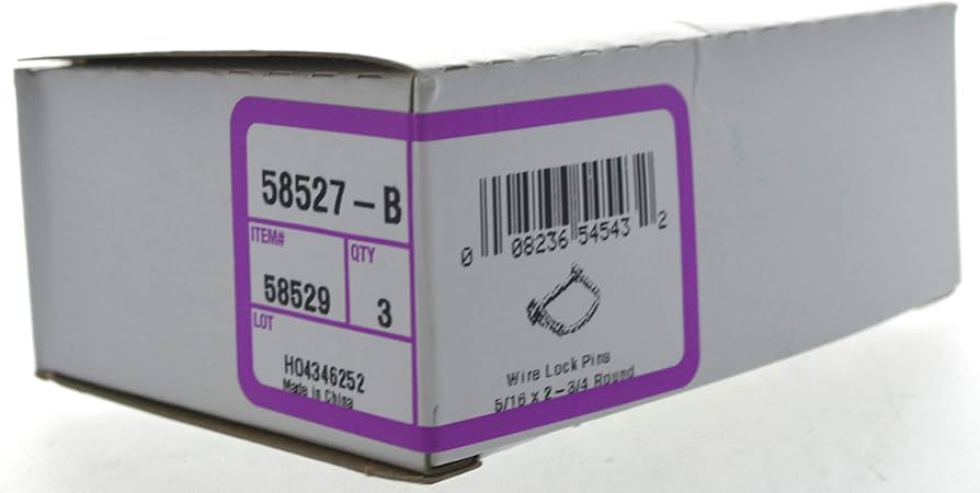 Amazon.com: The Hillman Group 58529 Roud Loop Wire Lock Pin, 5/16