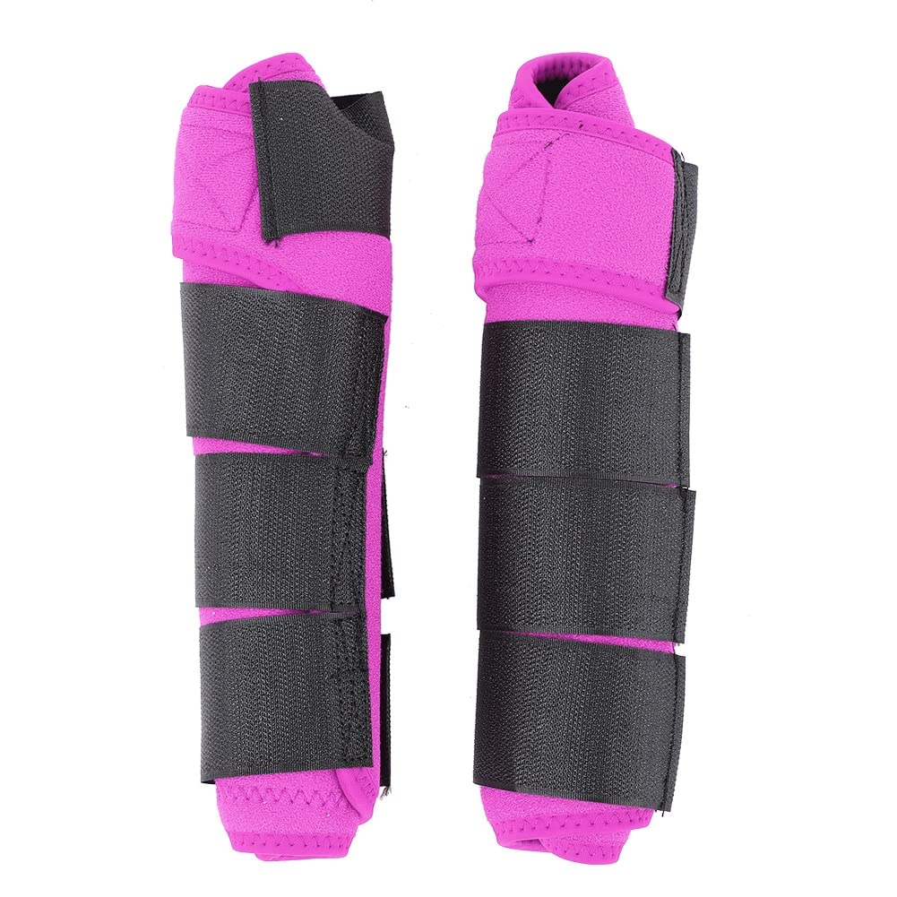 Envolturas ajustables para patas de caballo, soporte de férula para patas de caballo, soporte de protección para botas de caballo, accesorio ecuestre, 2 piezas (color: