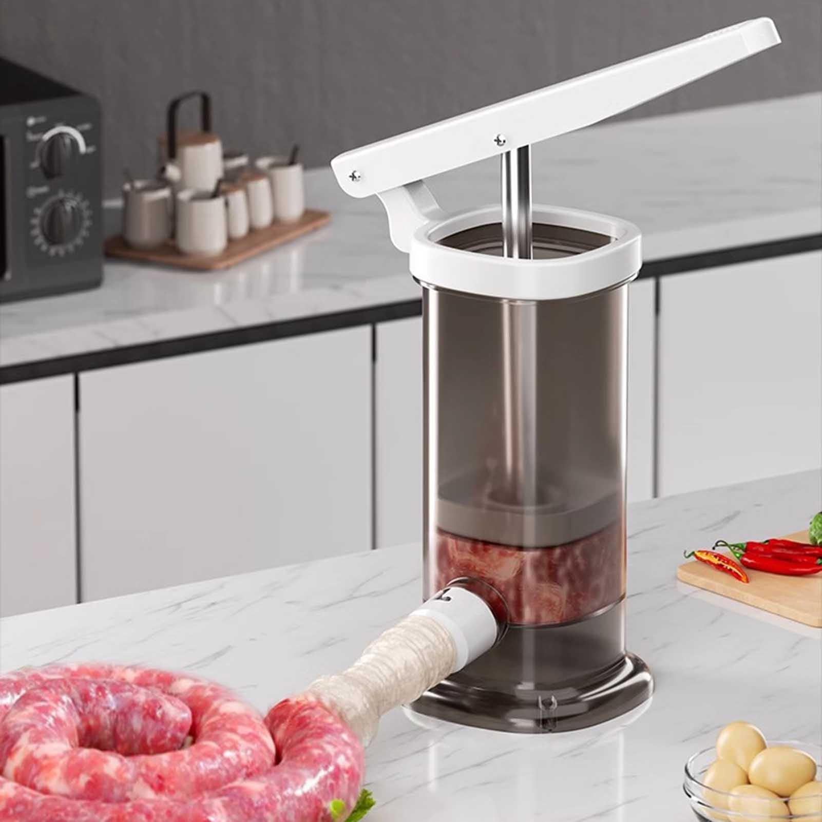 Máquina de llenado de salchichas de gran capacidad 10.5 × 17.8 cm para salchichas caseras