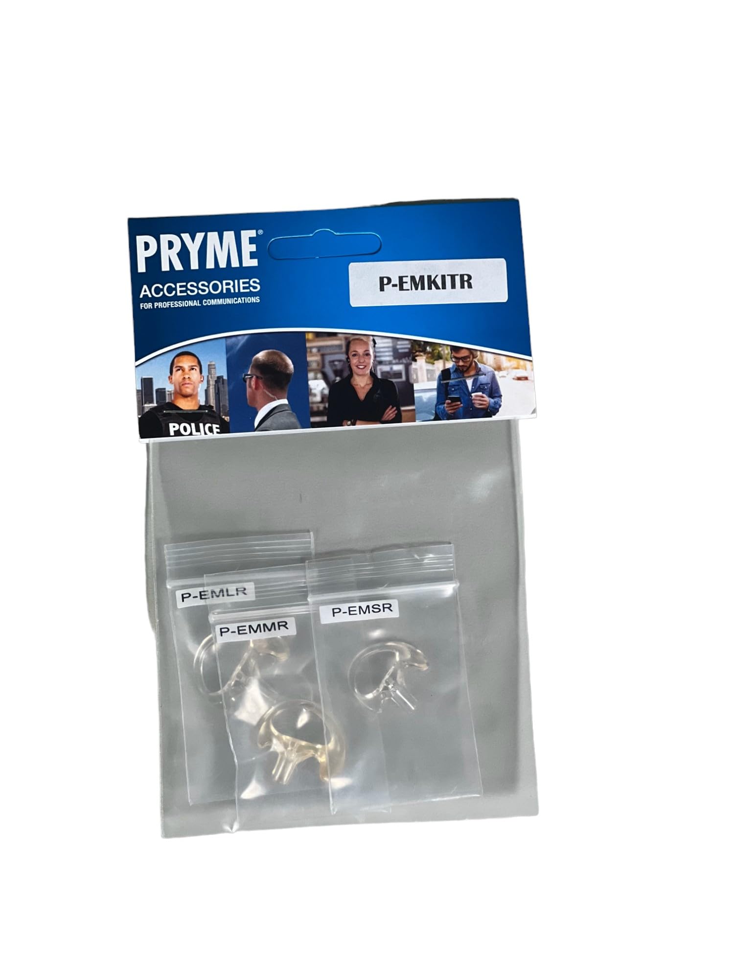 PRYME® (P-EMKITR) Ear Molds Right Flexible Open Insert Kit (1 ea. of S-M-L)