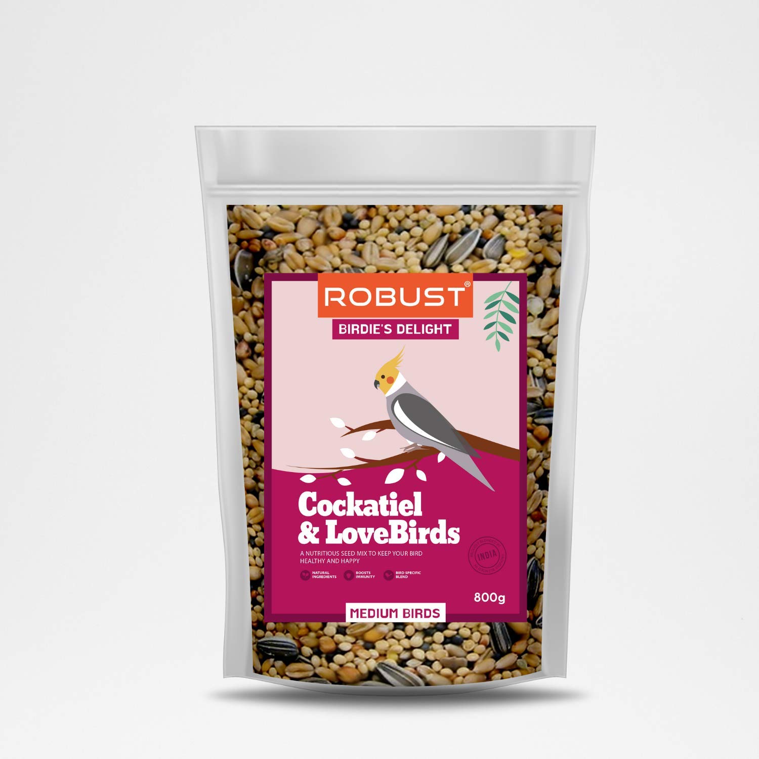 See full amazon price history chart for Robust Birdies Delight | Nutritious Bird Food | for Cockateil & Lovebirds | Medium Birds | 800g Pack Robust Birdies Delight | Nutritious Bird Food | for Cockateil & Lovebirds | Medium Birds | 800g Pack (B085G7TBM5) Amazon Price History, Amazon Price Tracker