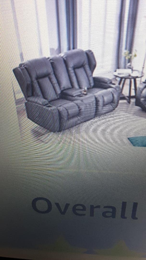 74/mo Finance SAMERY 67" RV Loveseat Recliner Double Recliner RV