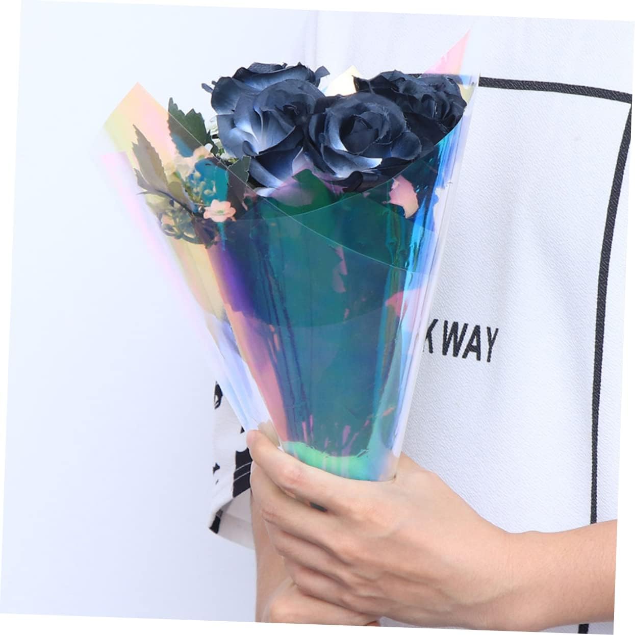 CTIRCHIU 20 Sheets Thick Flower Wrapping Film Premium Decorative Bouquet Wrap for Floral Arrangements Packaging and DIY Crafts for Weddings Birthdays and Special Occasions