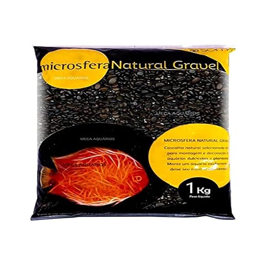 SOMA - Substrato Microsfera Natural Gravel Pebble Black (3-5mm) - 1kg