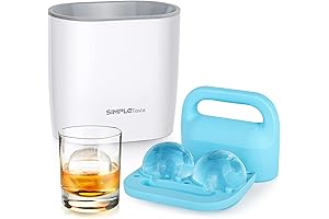 SIMPLETASTE Crystal Clear Ice Ball Maker Mold