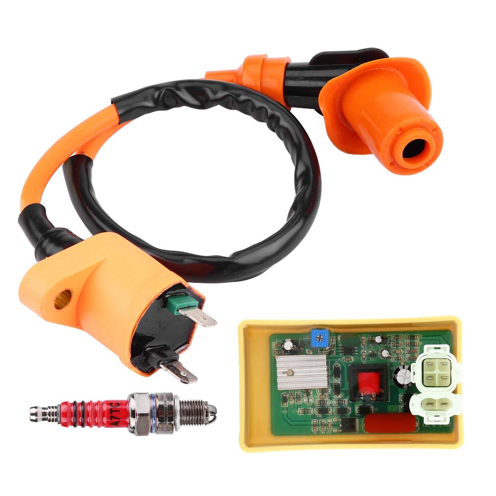 Aramox Zündsystem Set Für GY6 Roller - CDI Zündspule & Zündkerze 6-Pin