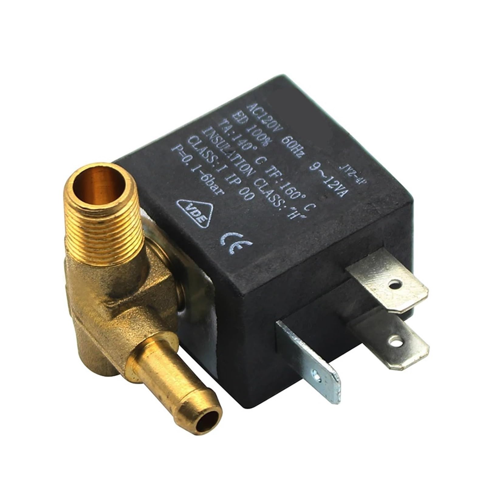 Jpvlcndj Ac 230V Jyz-4P 3Mm 2/2 Way Ac 120V 230V G1/8' Brass Steam Air Water Coil Solenoid Valve For Gc90 Gc92 Gc93 Gc94 Gc95 Gc99