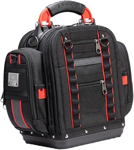 Tool Bag Box Organizer with Pockets,Oxford Carrier with Carry Handle Storage for Mechanics Carpenters Wrench Motorcycle