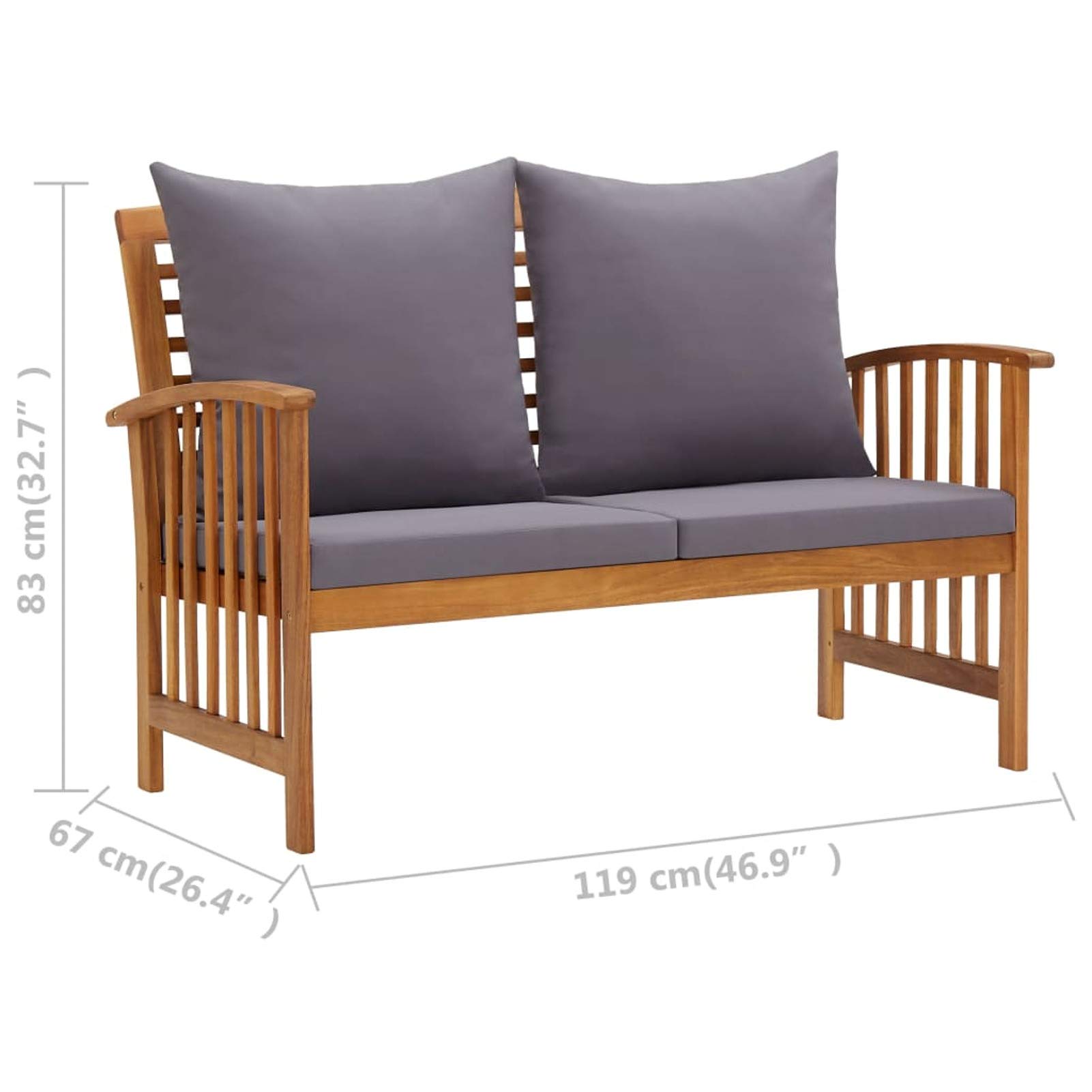 Set Divani Da Giardino 6 Pz | Set Mobili Da Giardino | Salotti Da Giardino Con Cuscini Grigio In Polyrattan Cfw548682 91685063