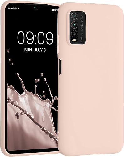 kwmobile Funda compatible con Xiaomi Redmi 9T - Funda protectora de silicona TPU suave y delgada - remolino de coco
