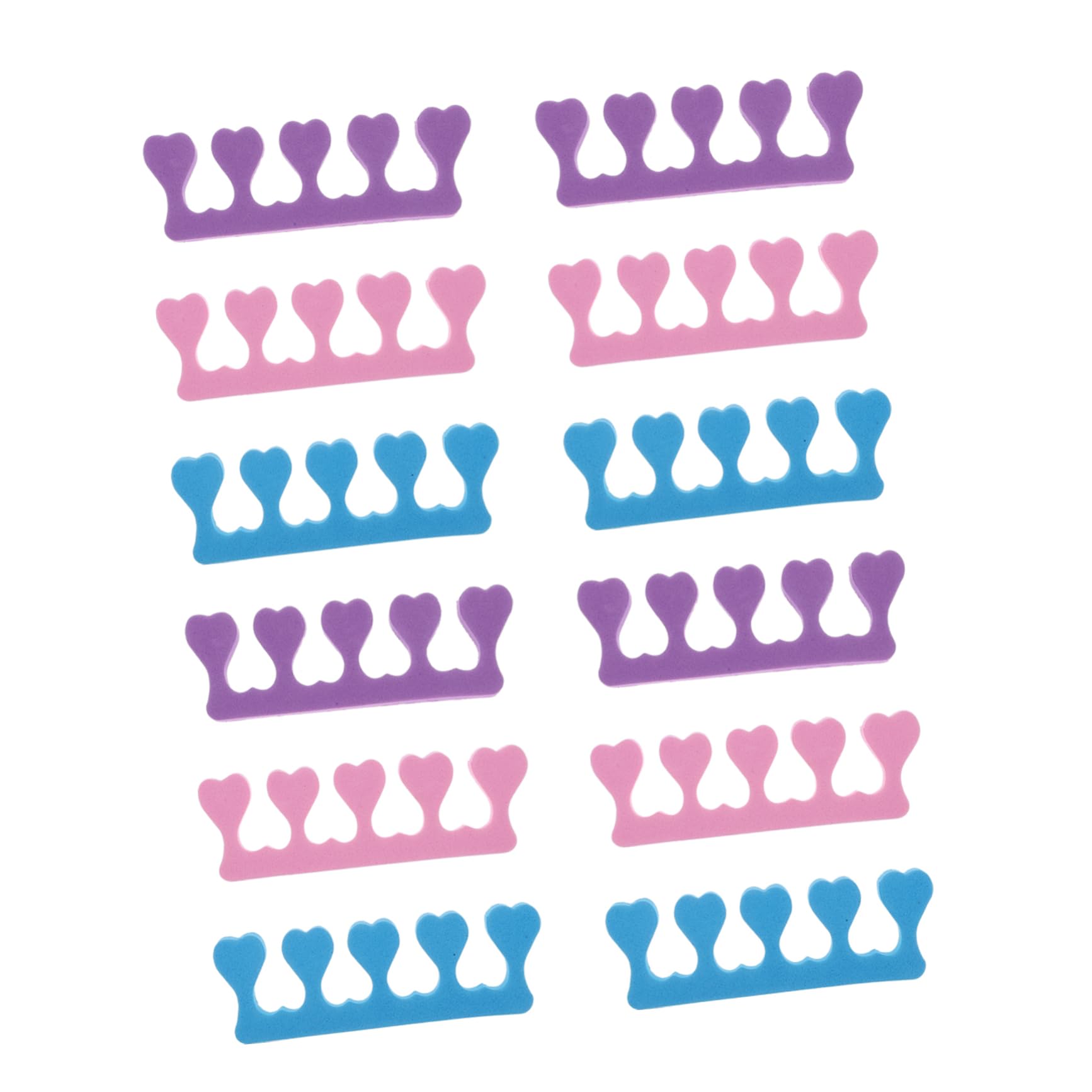 MERRYHAPY 90pcs Toe Separators for Manicure Pedicure Toe Dividers Eva Material Comfortable Easy to Use Nail Art Tools