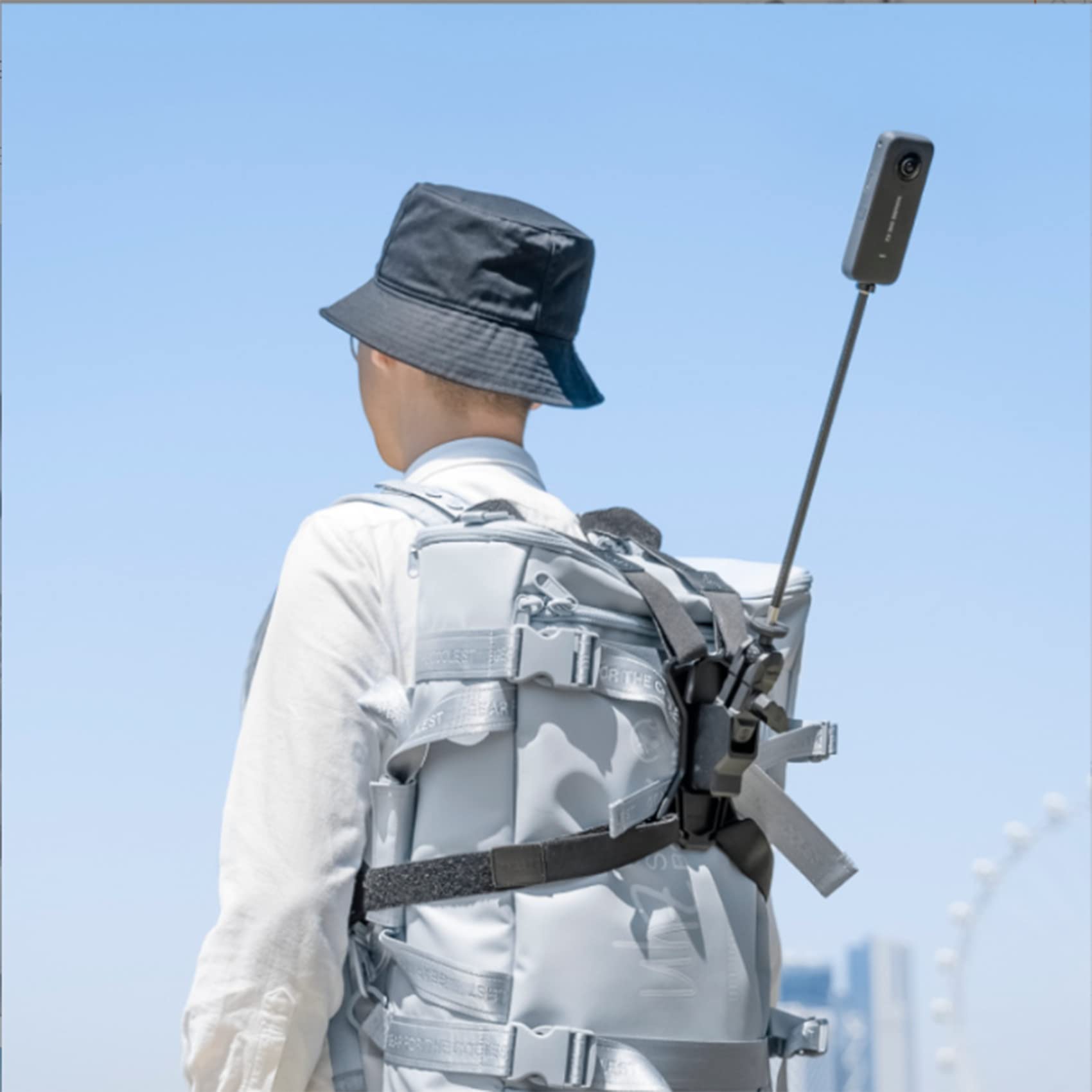 Para ONE X2/R accesorios de montaje en mochila en tercera persona, de montaje de mochila, accesorios de cámara de acción