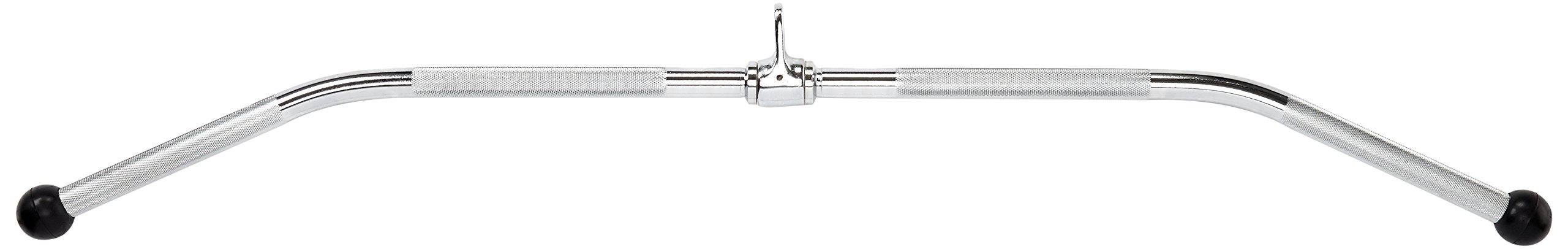 GORILLA SPORTS® Barra de Poleas Gimnasio - Articulación Giratoria, 120cm, Antideslizante - Agarre Gym, Agarres Poleas Gym, Barra Polea, Barra de Polea para Espalda, Agarre Jalon, Máquina LAT