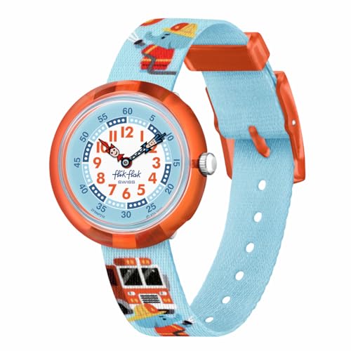 Flik Flak Unisex Kid Watch Biosourced Quartz Waterproof Fire Stopper