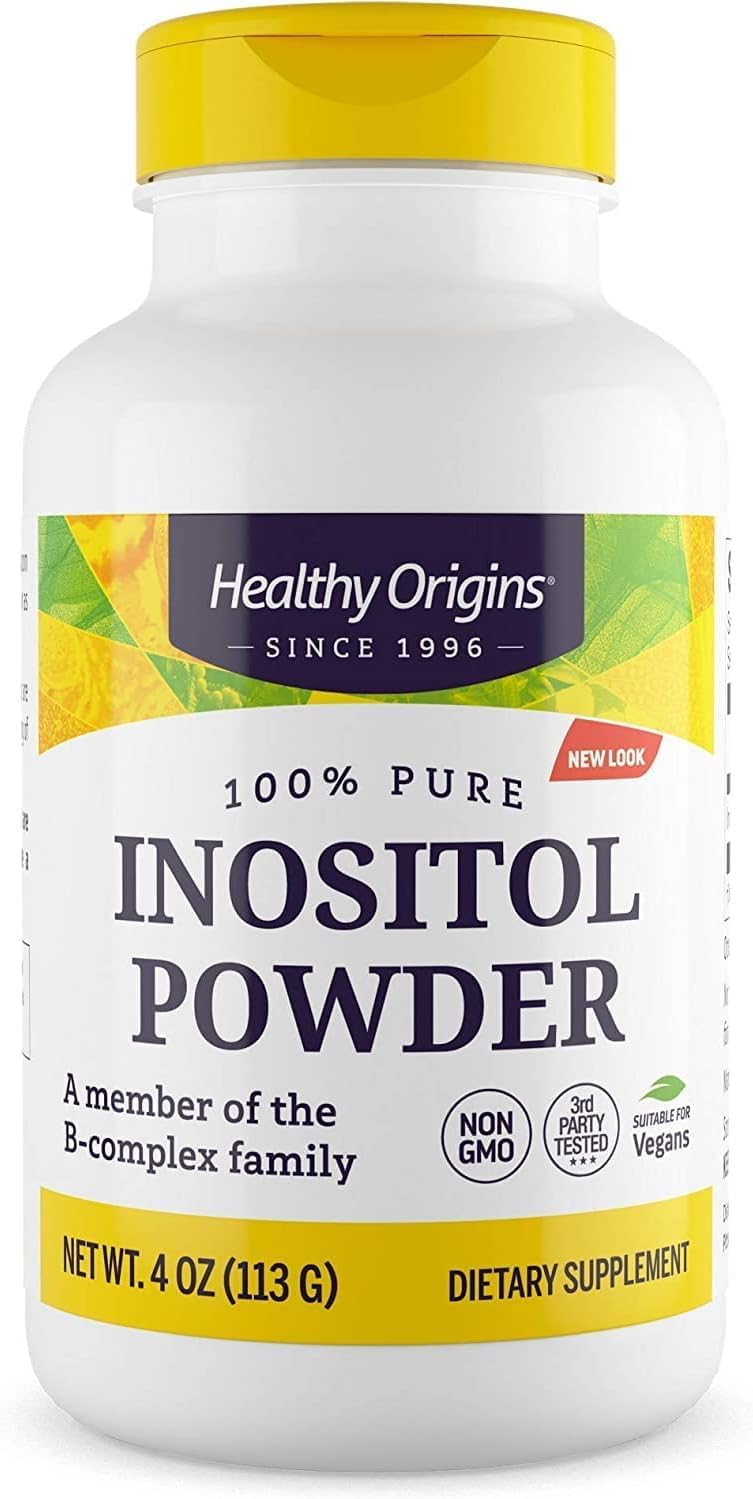 Inositol Powder, 113 g - for Skin, Hair & Nail Health - Vitamin B8 Powder Supplement - Part of The B Complex Family - Vegan, Non-GMO & Gluten-Free Supplement - 4 Oz