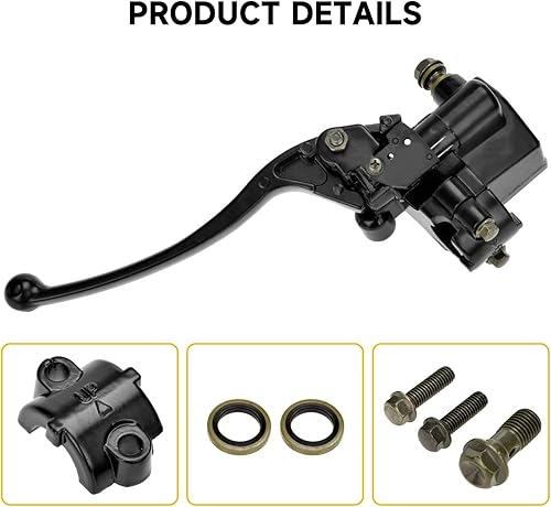 Miniatura 5 de HIAORS Recambio 78 "depósito de cilindro maestro de freno para Honda TRX TRX250 TRX300 350 450 Rincon CBR 750 Foreman Rancher 400 500 Yamaha